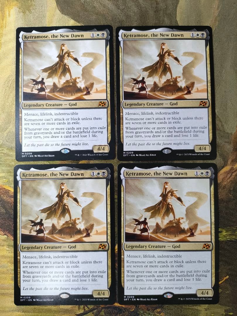 mtg 新たな夜明け、ケトラモーズ 4枚セット