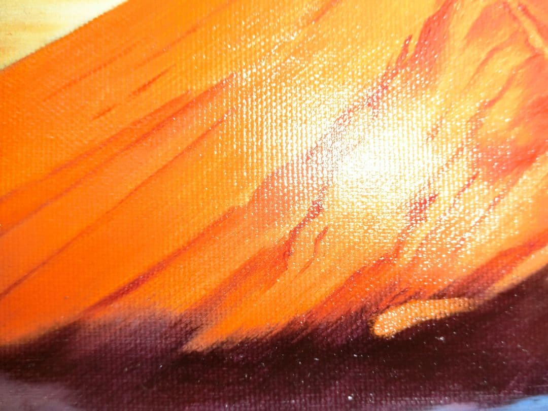 【ART】森田哲平真筆(赤富士)4号