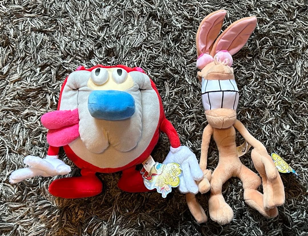 04年製レン&スティンピー ぬいぐるみセット②