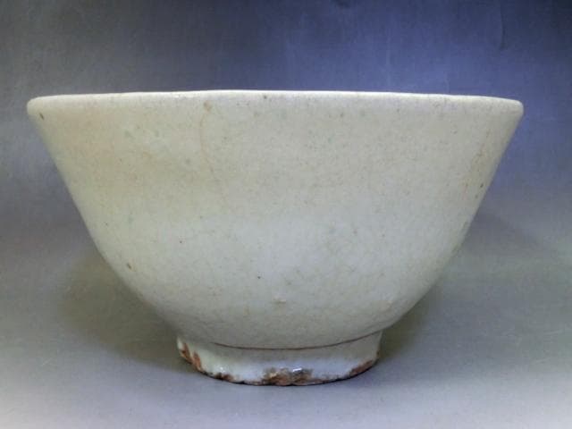 茶碗■李朝 白釉 古茶碗 砂高台 お茶道具 ぐい呑み 古玩 唐物 中国 時代物■