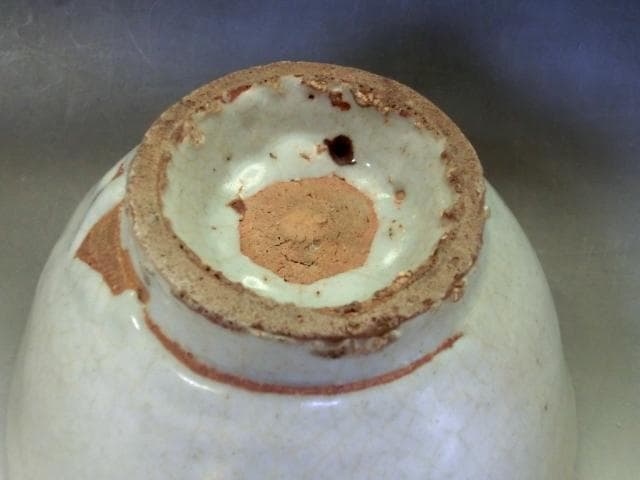 茶碗■李朝 白釉 古茶碗 砂高台 お茶道具 ぐい呑み 古玩 唐物 中国 時代物■
