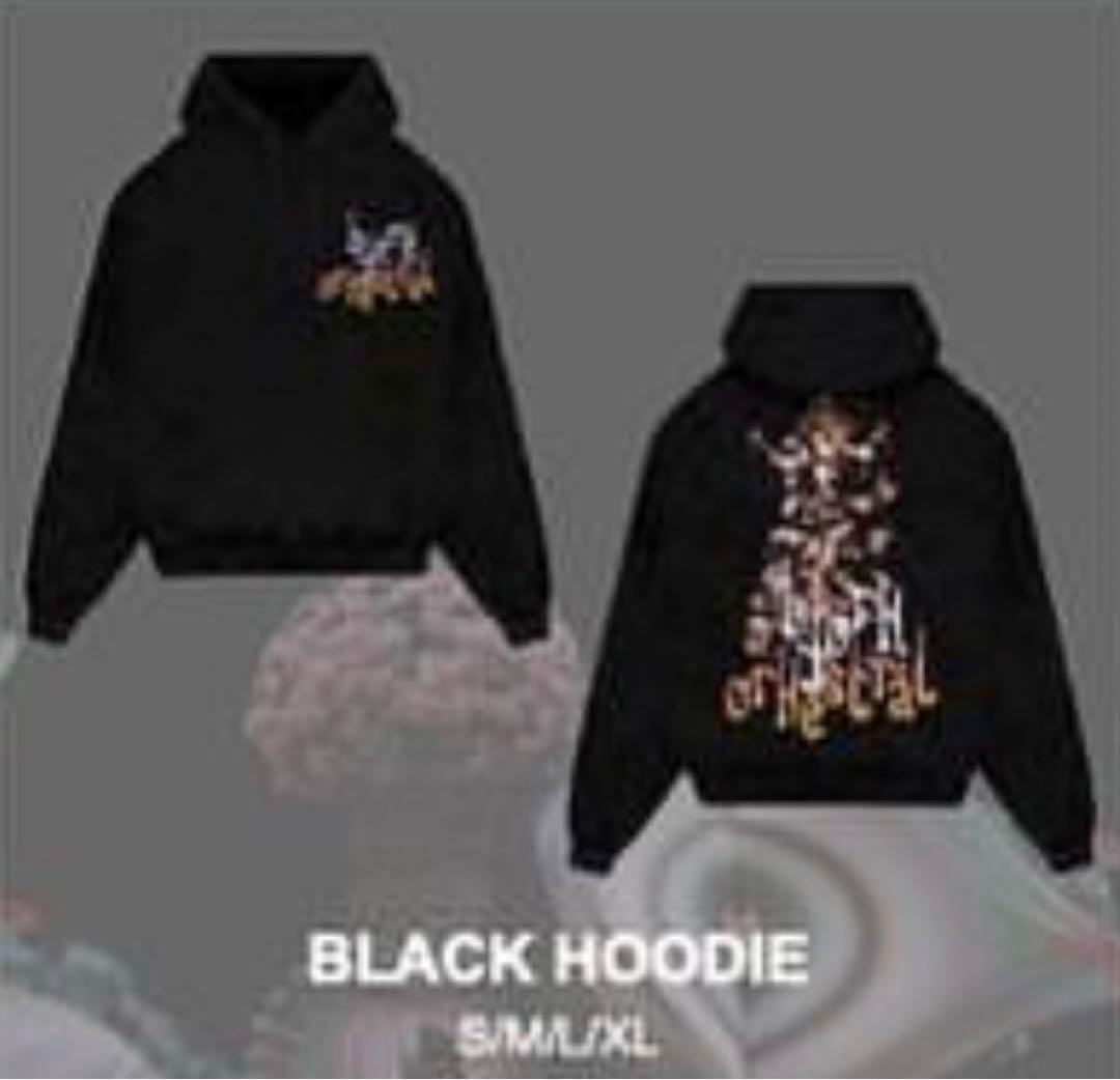 ミュージシャン 3/20 Bjork orchestral BLACK HOODIE XL
