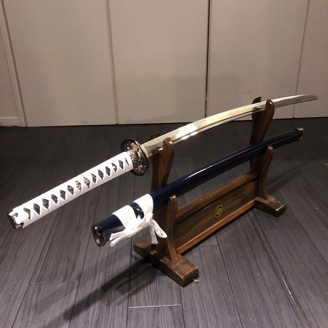 最高級模造刀　関の刀匠作　名刀　高級居合刀　樋入刀身　長谷部　織田信長拵え　岐阜