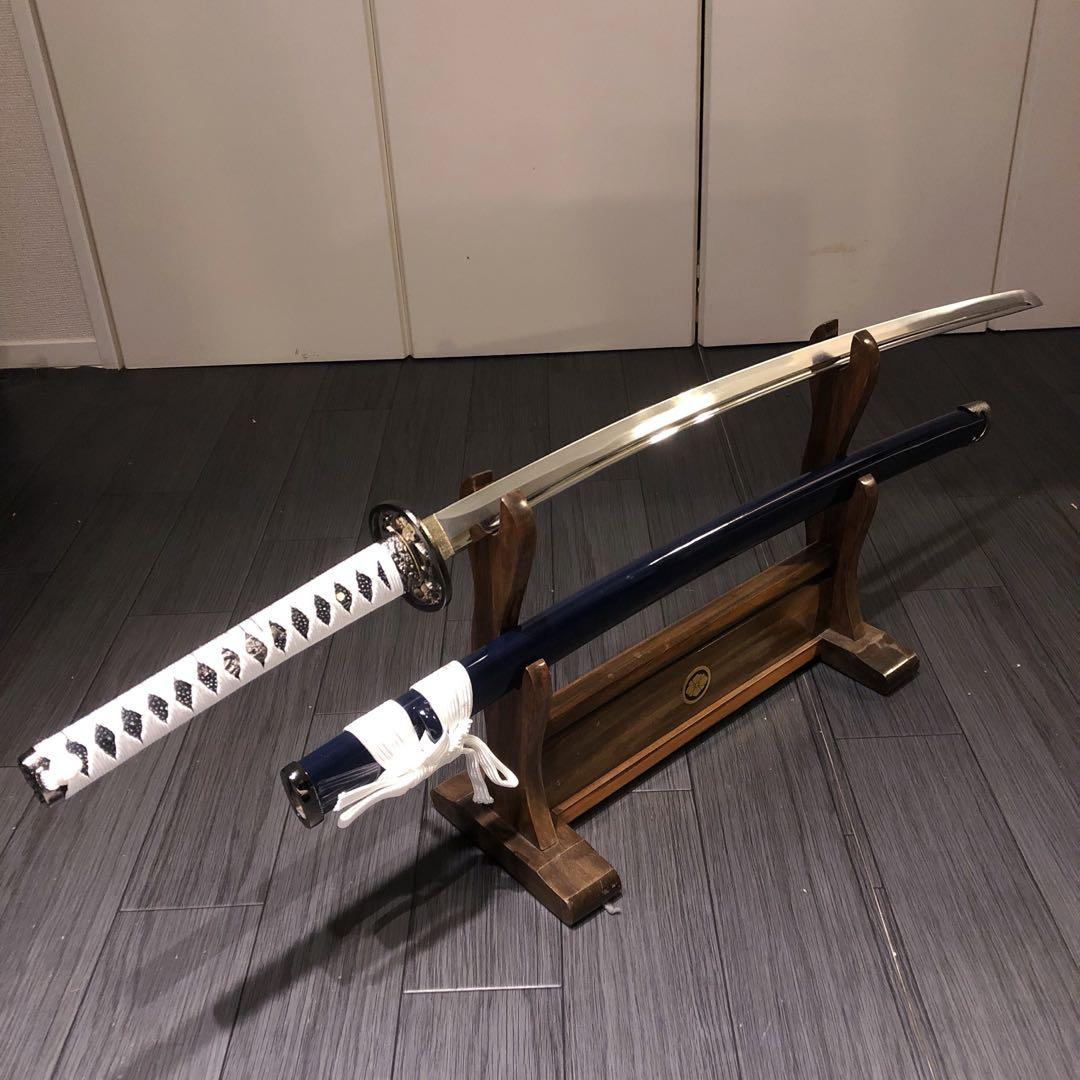 最高級模造刀　関の刀匠作　名刀　高級居合刀　樋入刀身　長谷部　織田信長拵え　岐阜