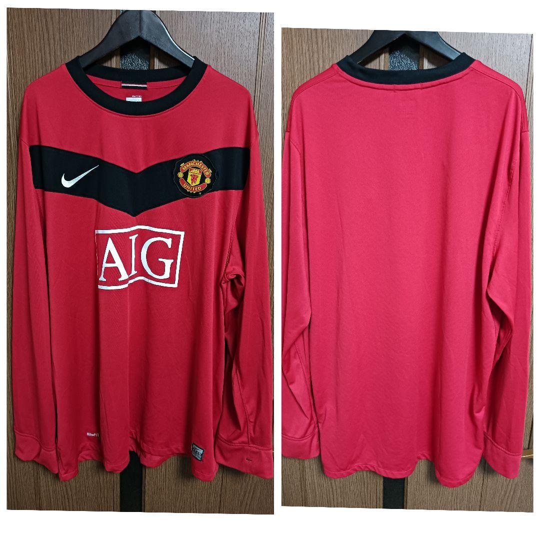 ナイキ マンチェスター・ユナイテッド 長袖ユニフォーム 09/10ホーム 正規品