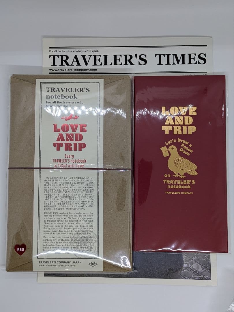 レギュラーサイズ LOVE AND TRIP リフィル トラベラーズノート