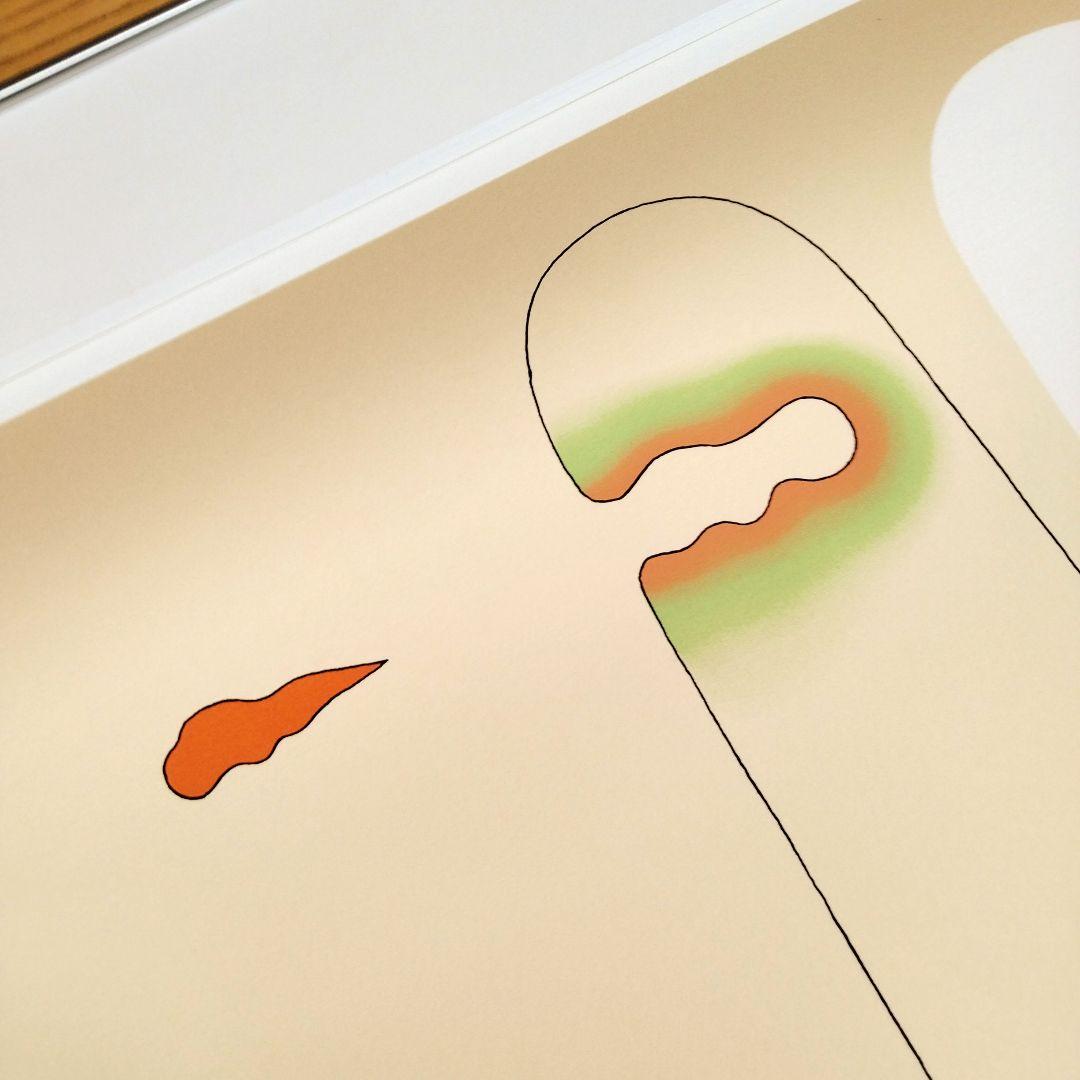 ☆ 元永定正 特大シルクスクリーン