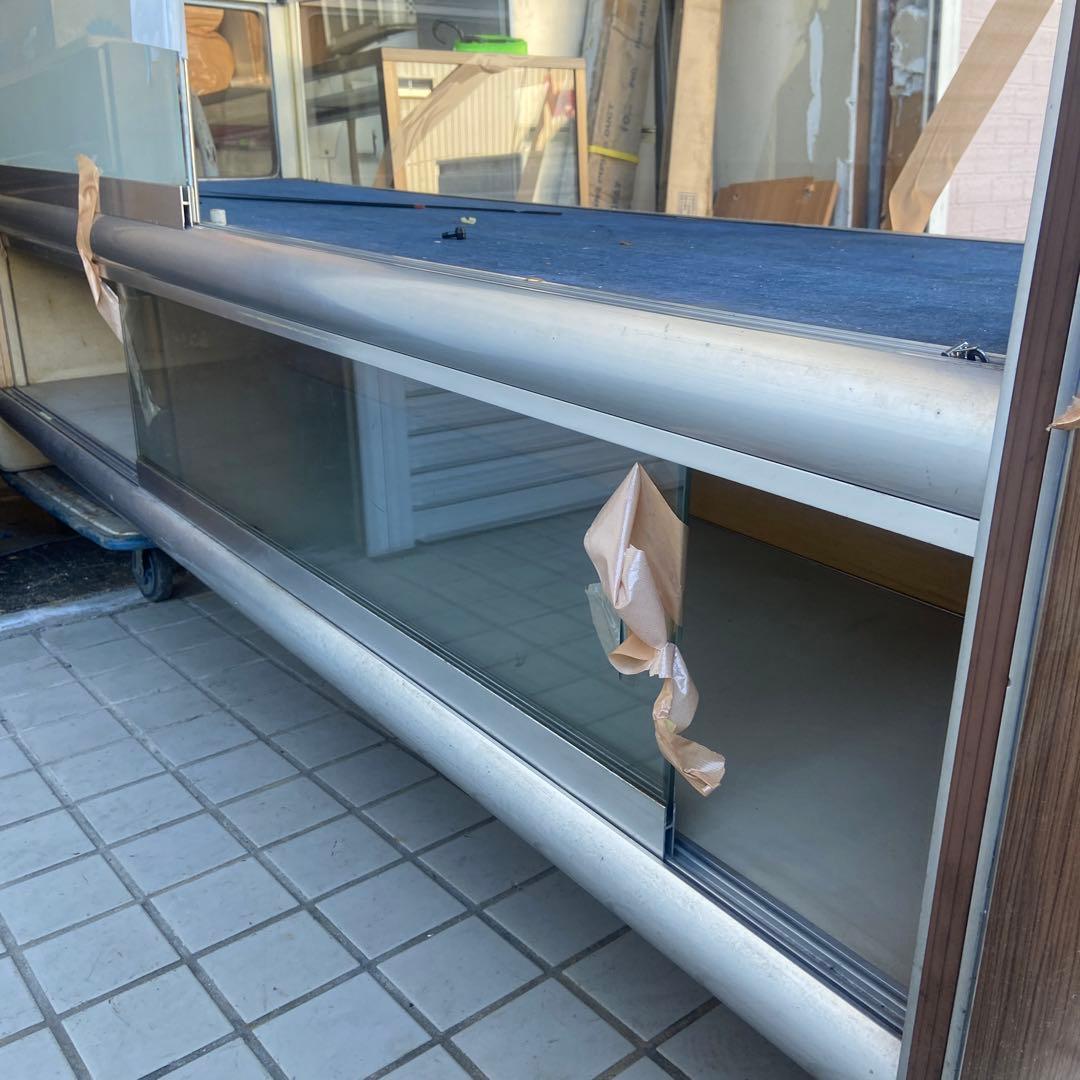 標本箱 ガラス製 約1820✖️600ブラウン