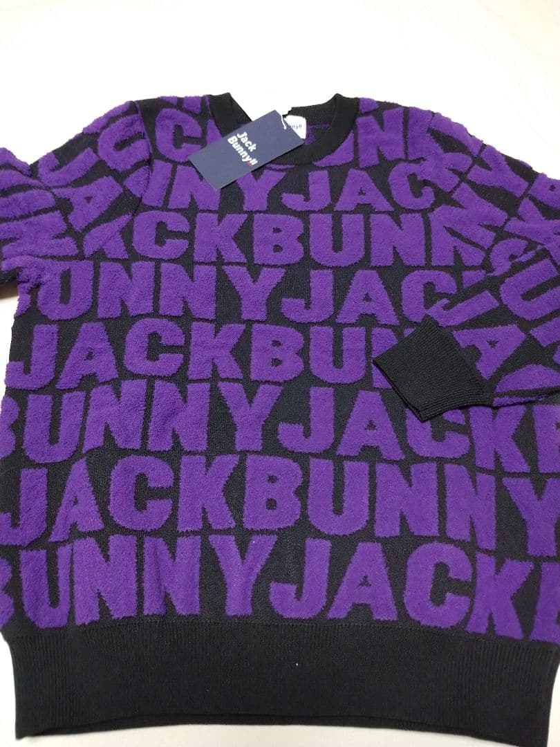 ふくれジャガード ニットプルオーバー 0サイズS ジャックバニーレディースゴルフ