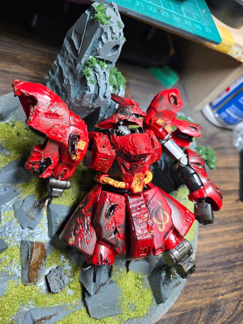 HG144/1サザビー　ジオラマ