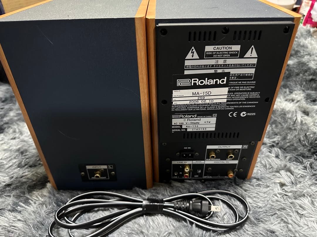 ローランド　Roland　EDIROL MA-15D スタジオモニタースピーカー