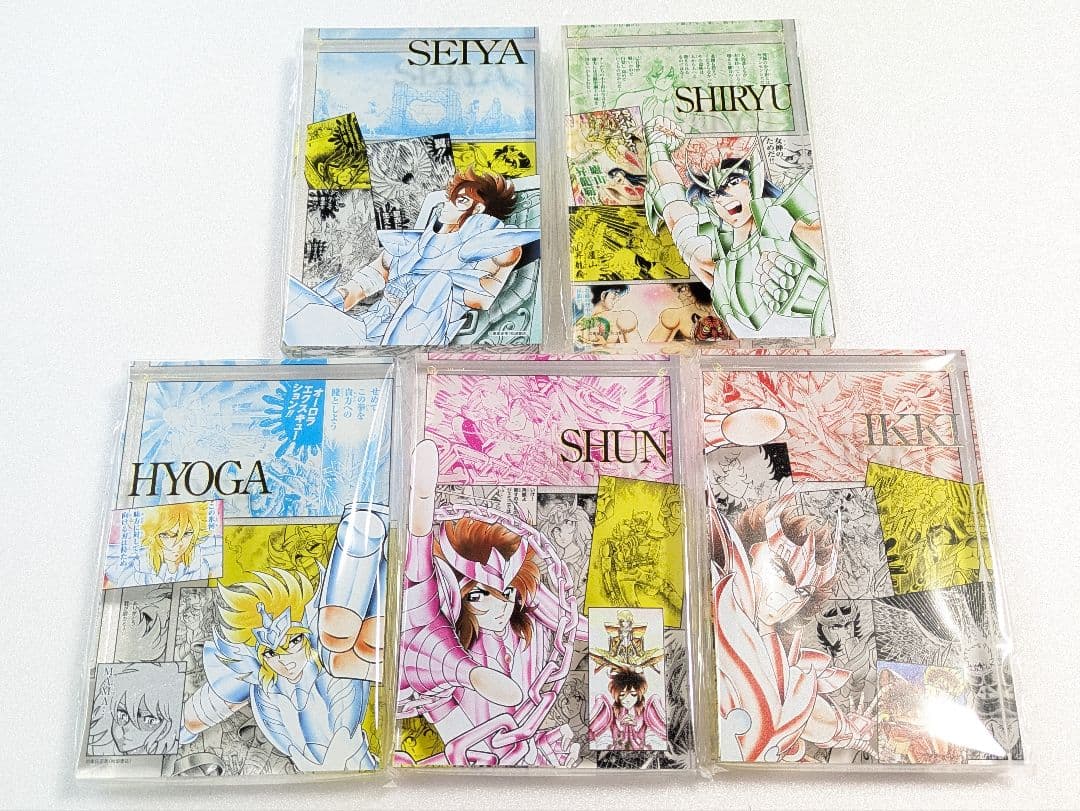 聖闘士星矢　THEN　廃墟の花　掲載記念　アクリルブロック　全5種　新品未開封