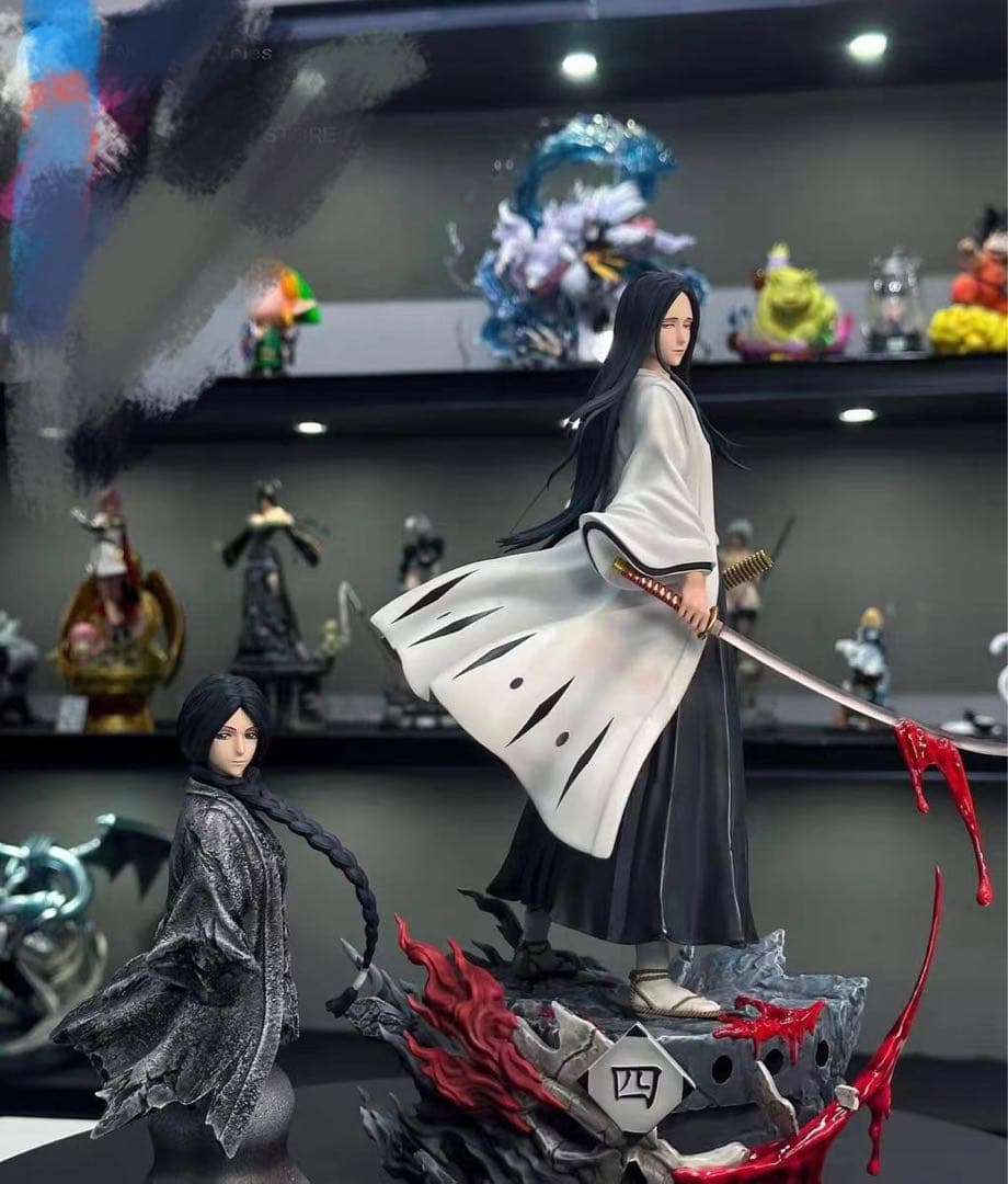 BLEACH 黒衣少年図 卯ノ花 烈 ガレージキット スタチュー③