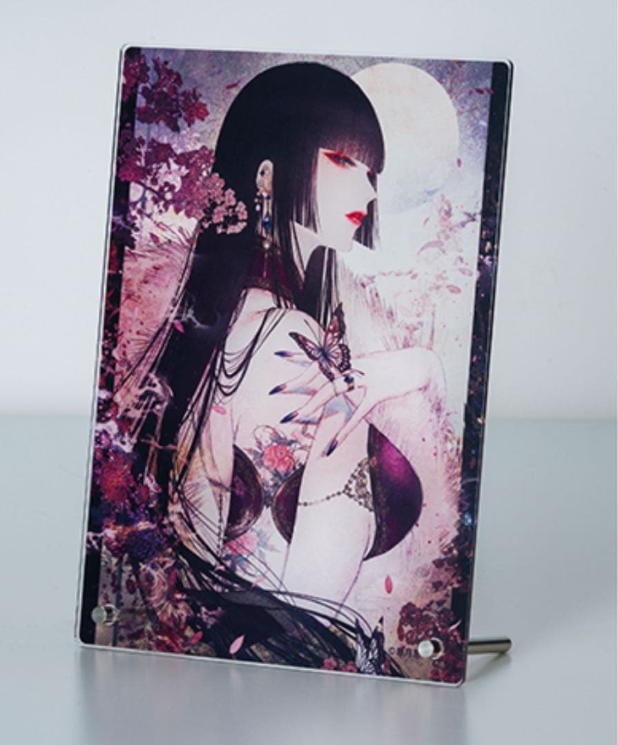 皐月恵 A5アクリルプレート(花鳥風月)