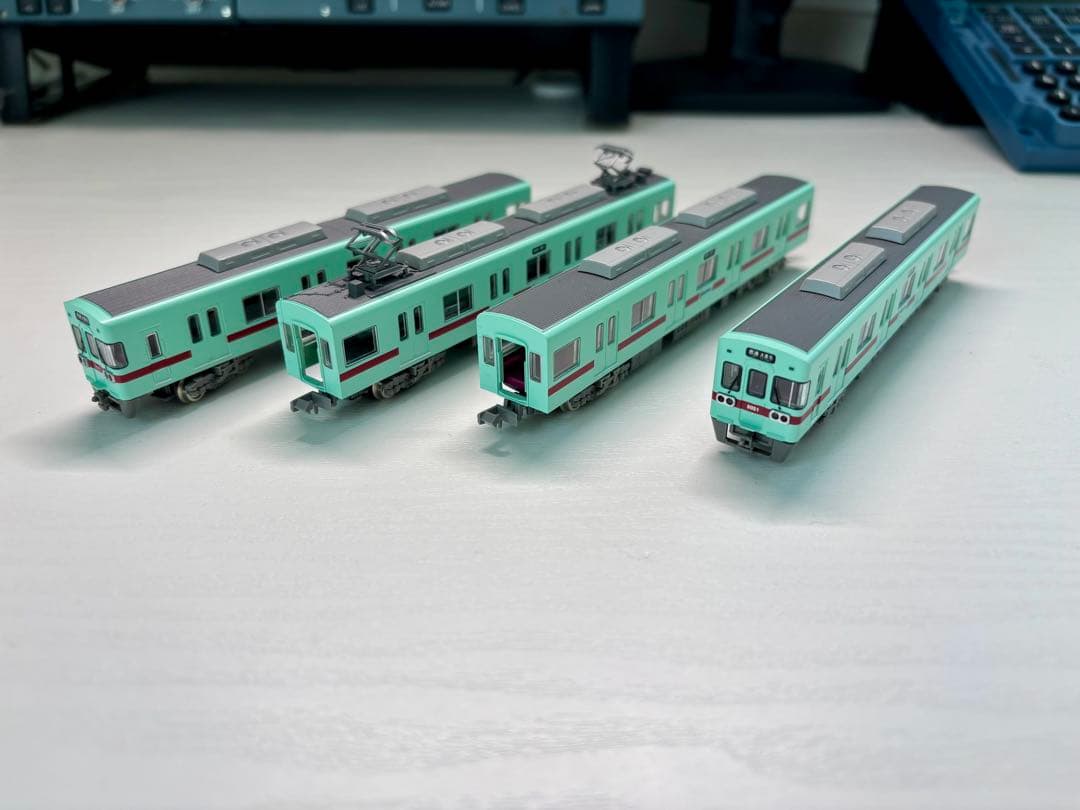 鉄道コレクション 西鉄6050形 更新車　基本4両編成セット N化済み