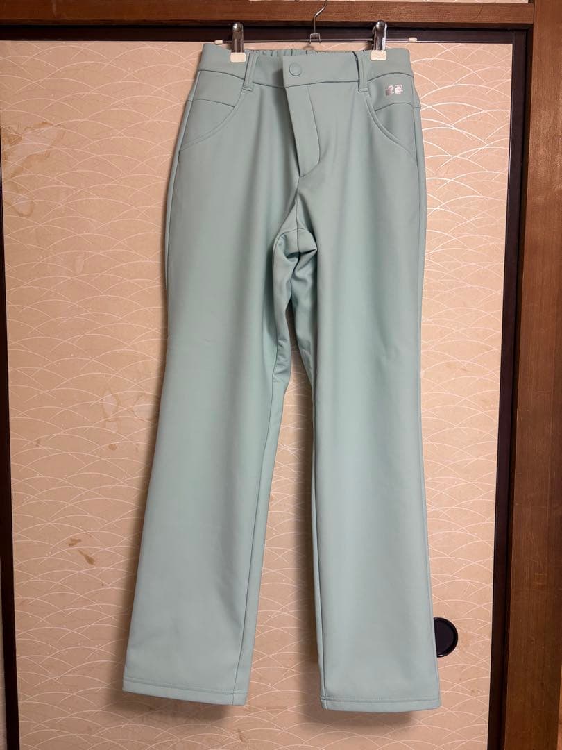23区ゴルフ ストレッチ フレアパンツ ミントグリーン　新品　タグ付き