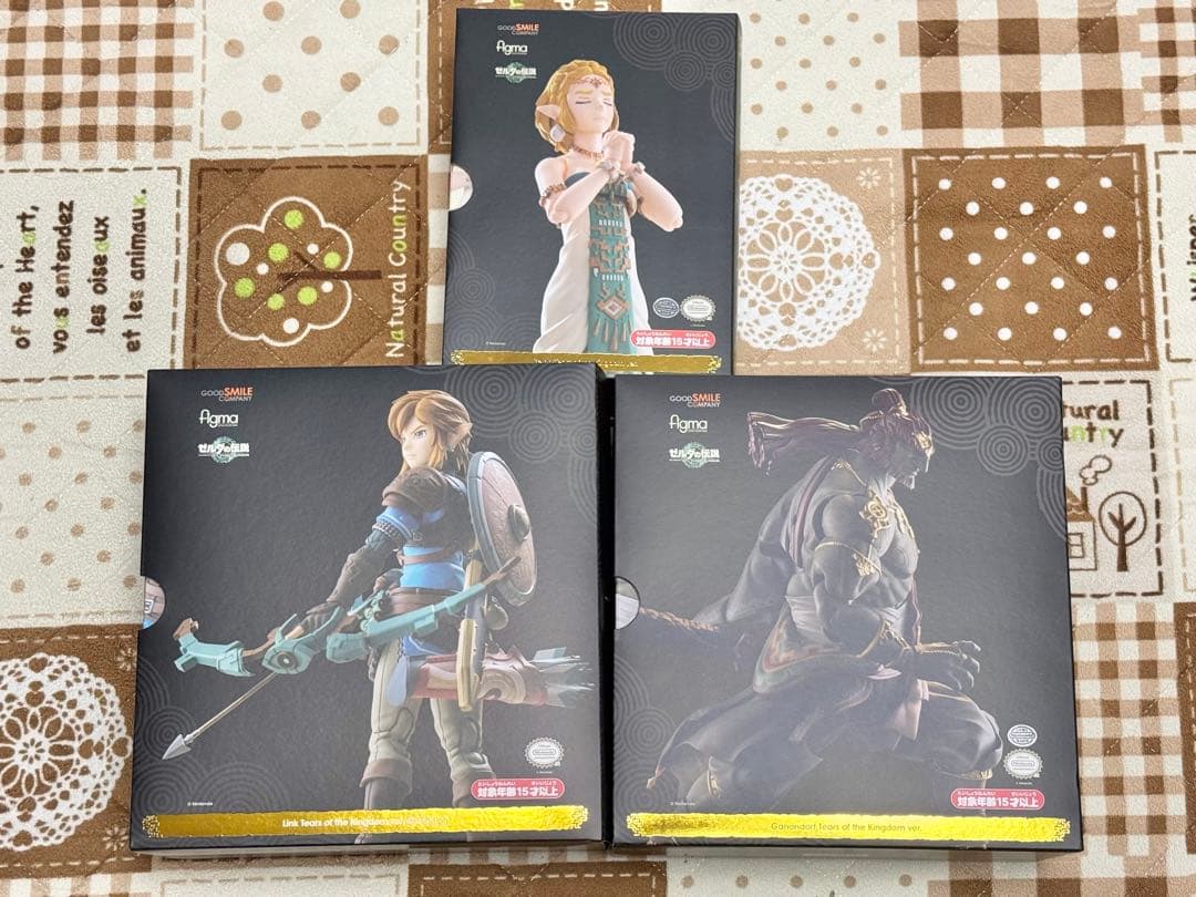 【開封品】Figma ゼルダの伝説 ティアーズオブザキングダム　まとめ売り