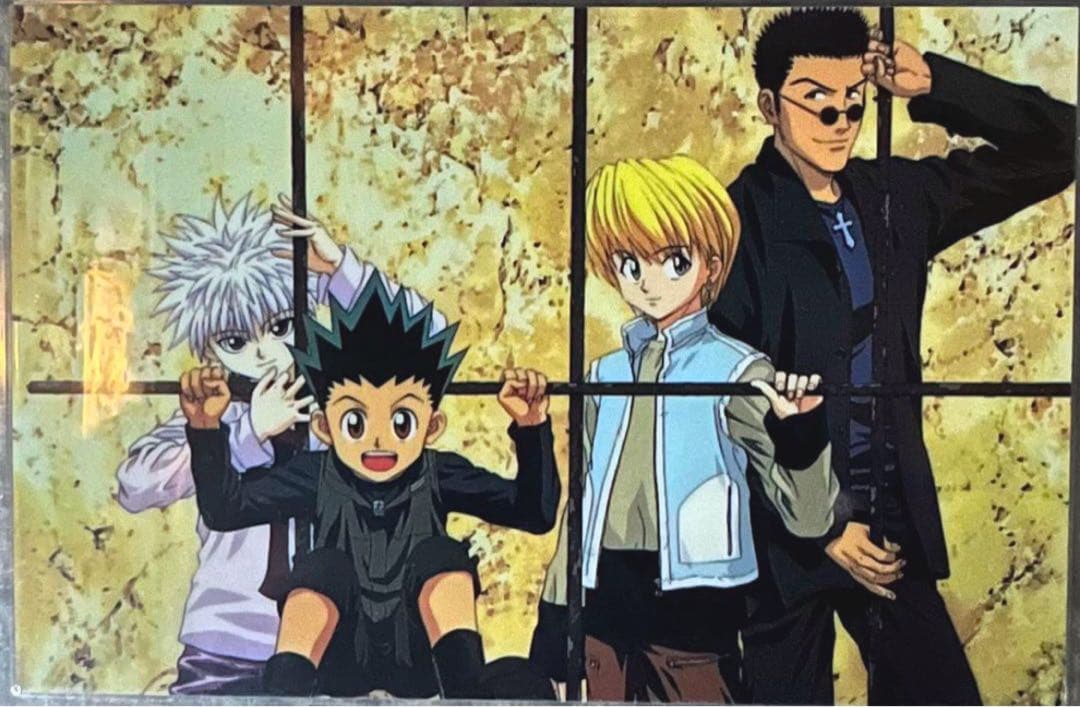 超人気‼️初期‼️HUNTER×HUNTER ラミネートカード[4人】‼️