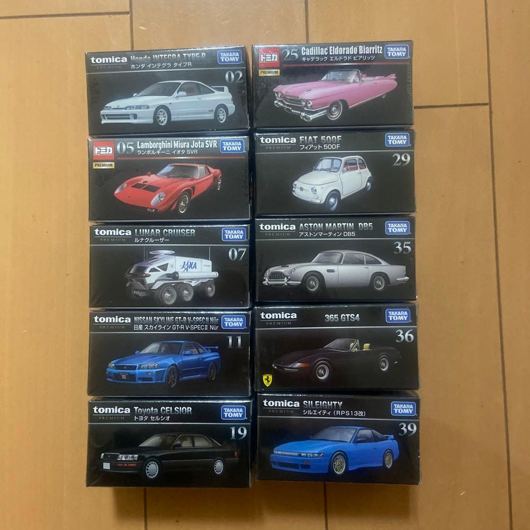 トミカプレミアム　まとめ売り 10台セット　G ランボルギーニ　キャデラック