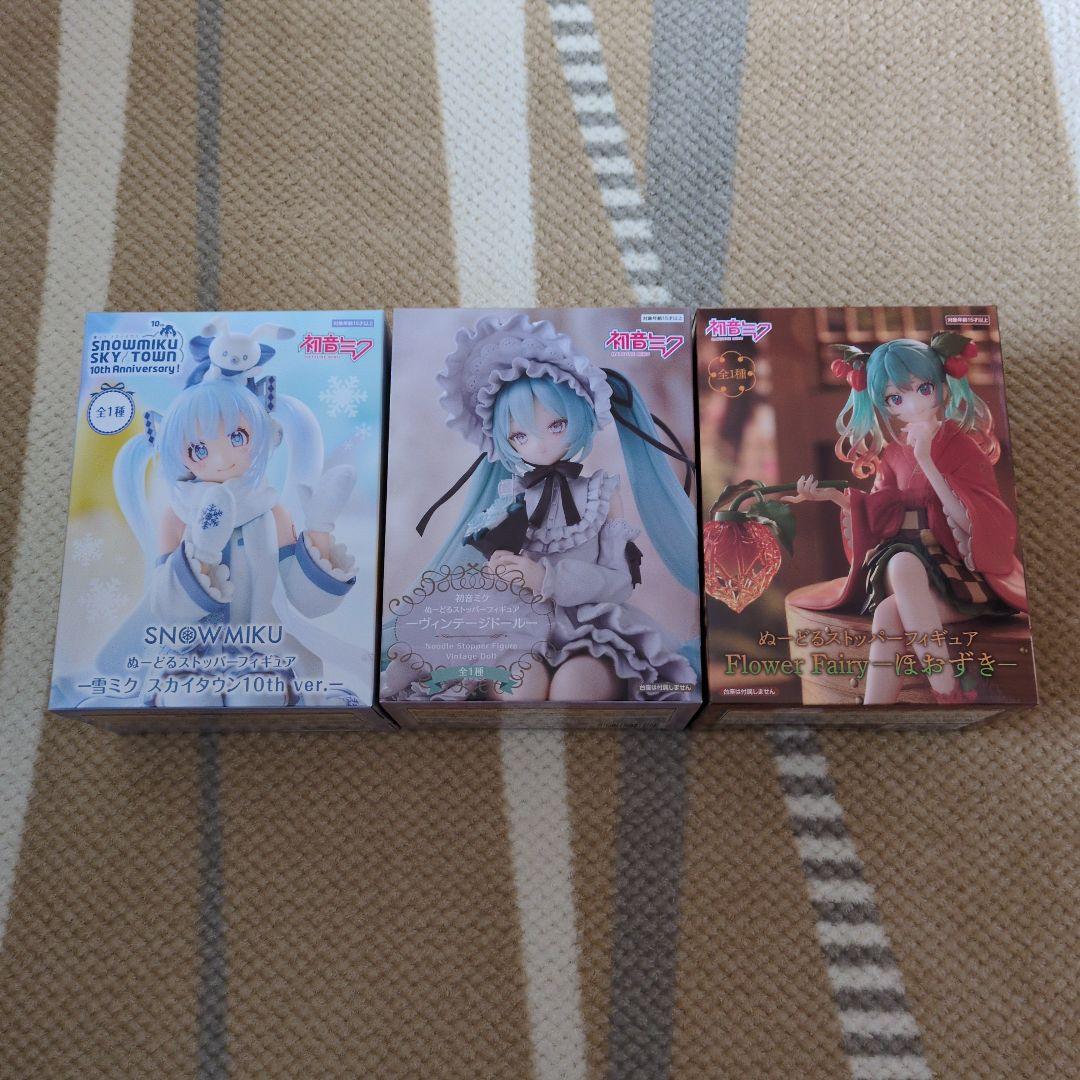 初音ミク ぬーどるストッパーフィギュア 5個セット