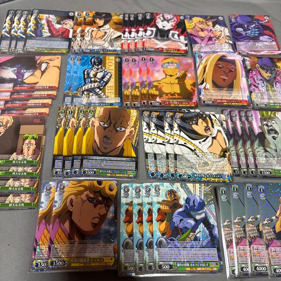 【引退】ヴァイスシュヴァルツ　デッキ　ジョジョの奇妙な冒険　黄金の風　宝扉