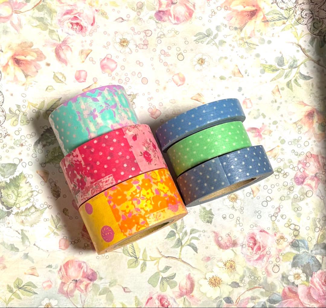 廃盤　マークス　マスキングテープ コラージュ