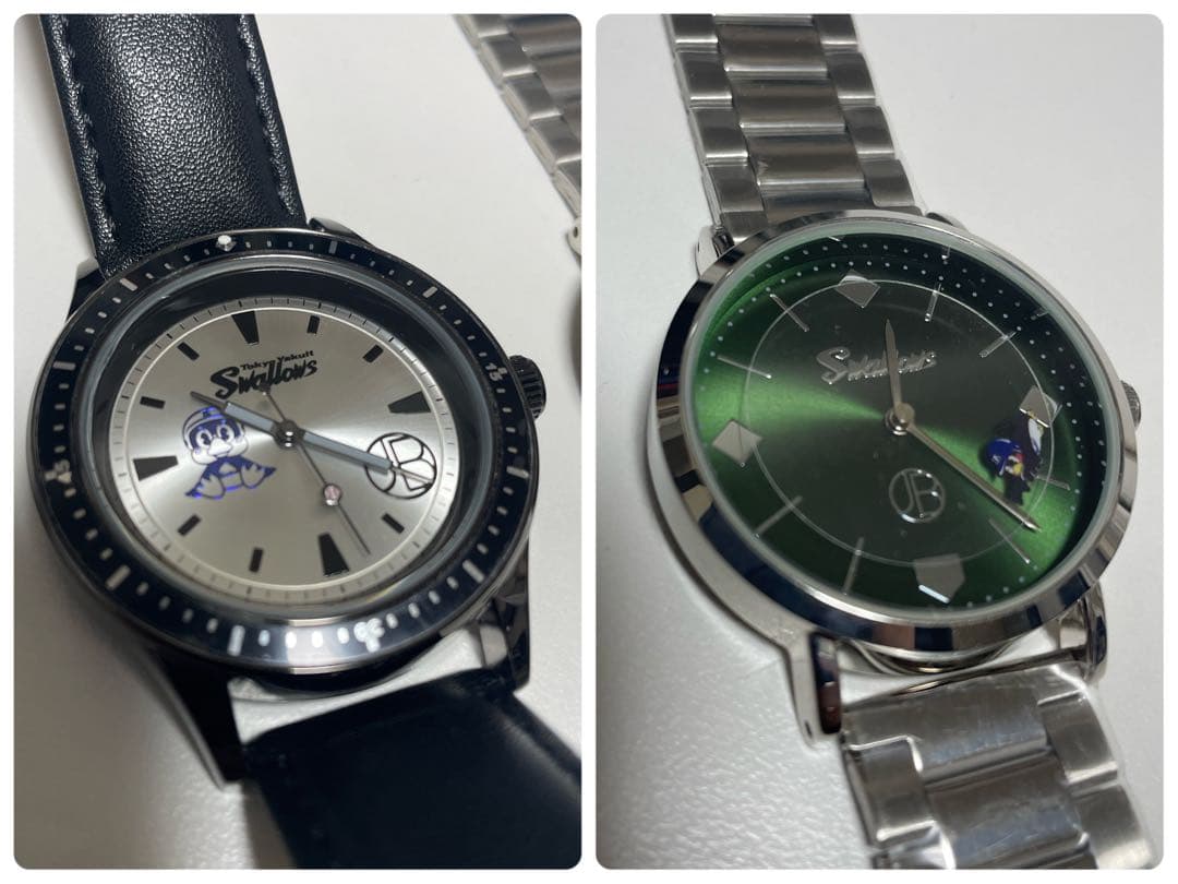 【２本セット】ヤクルトスワローズ × ジャックロード 限定コラボウォッチ