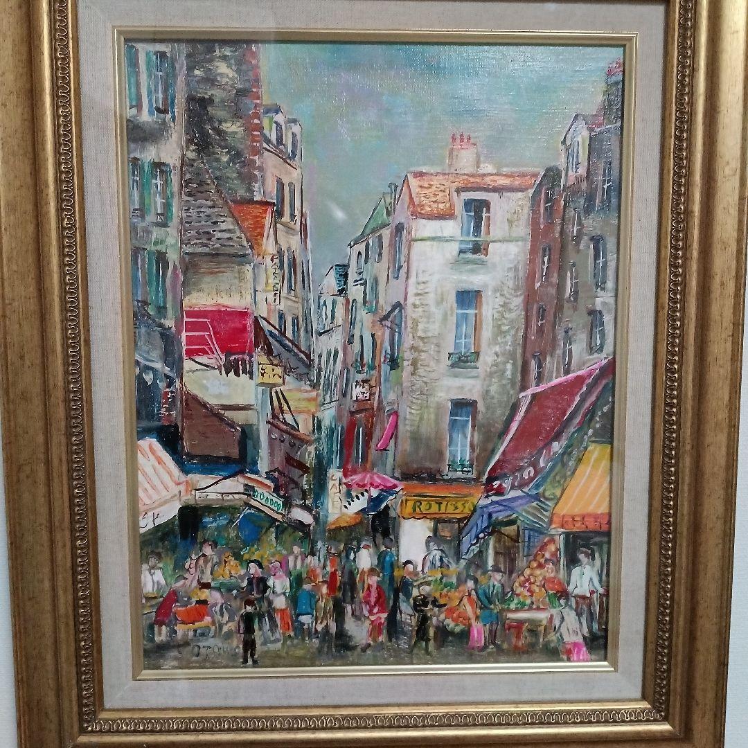 小澤勇寿郎　ムフタール　美品の油絵です