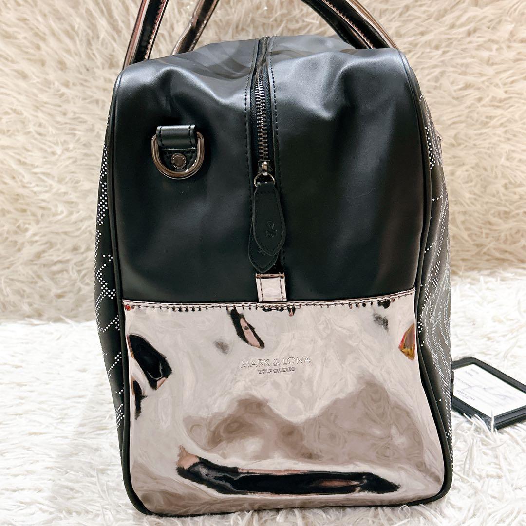 新品　マークアンドロナ　ゴルフバッグ　ボストンバッグ　ブラック　ロゴ