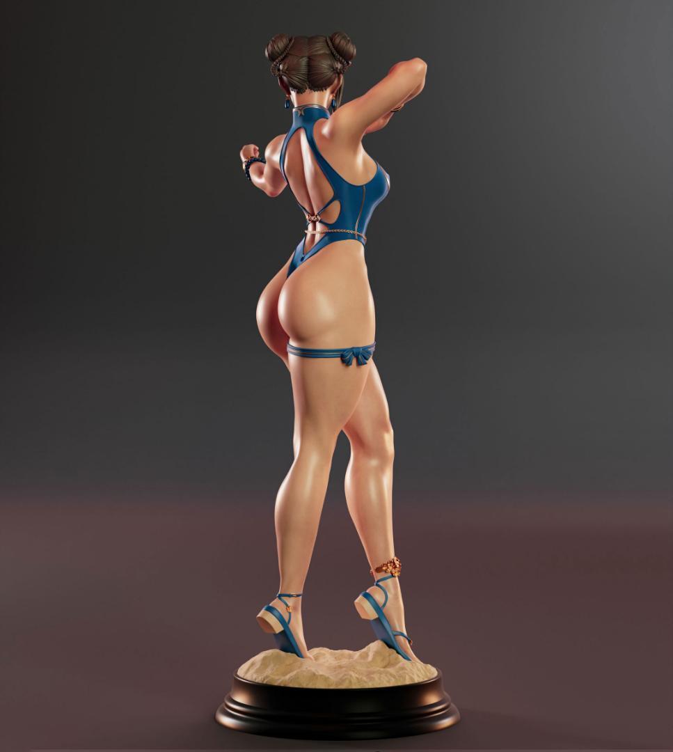 1/4　未塗装 未組立　47CM　フィギュア　ガレージキット 【 蒼華リー 】