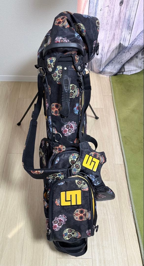 ラウドマウススカル柄 ゴルフバッグ