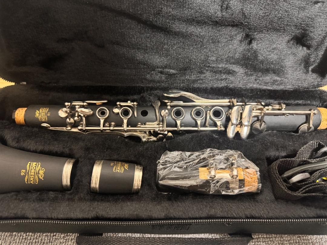 【MORESKY】Ebクラリネット　と【バンドレン】マウスピースB40　セット