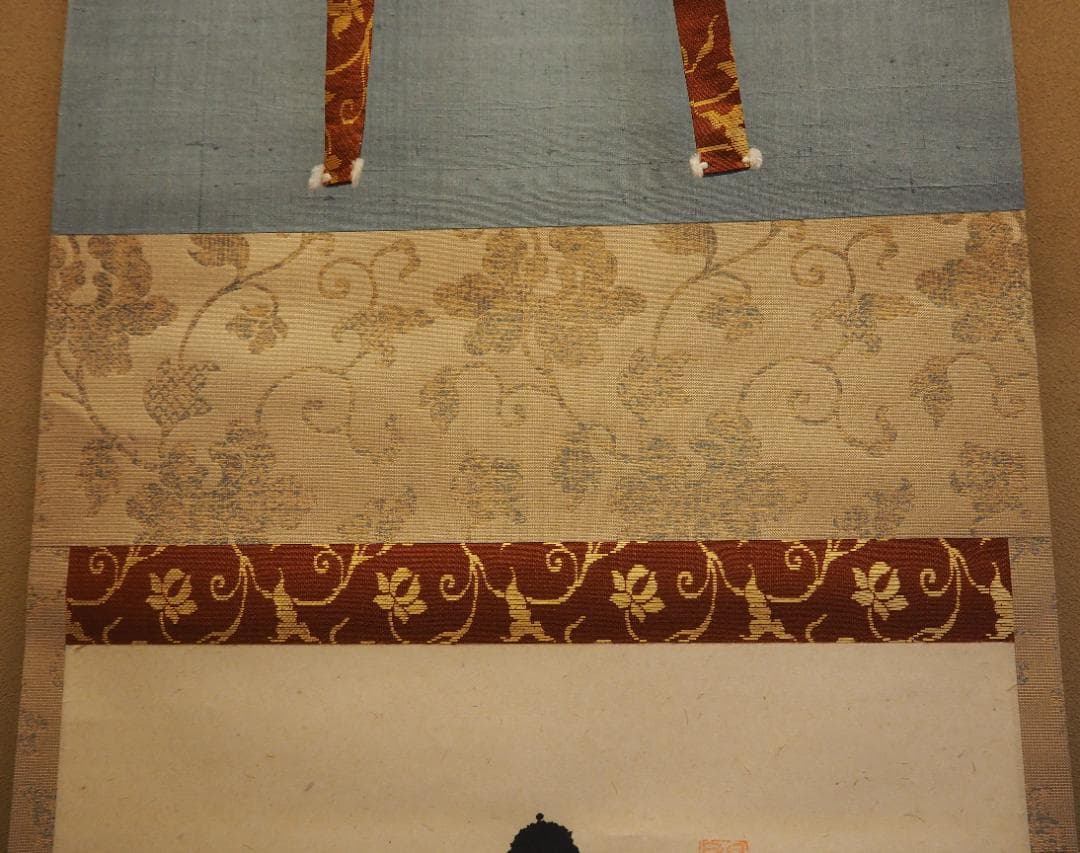 大徳寺525世管長 孤篷庵前住職 小堀卓巌自筆一行『鳥啼山更幽』（共箱）