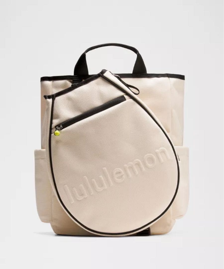 確実正規❗️lululemon ベージュバックパック　テニスラケットバッグ19L