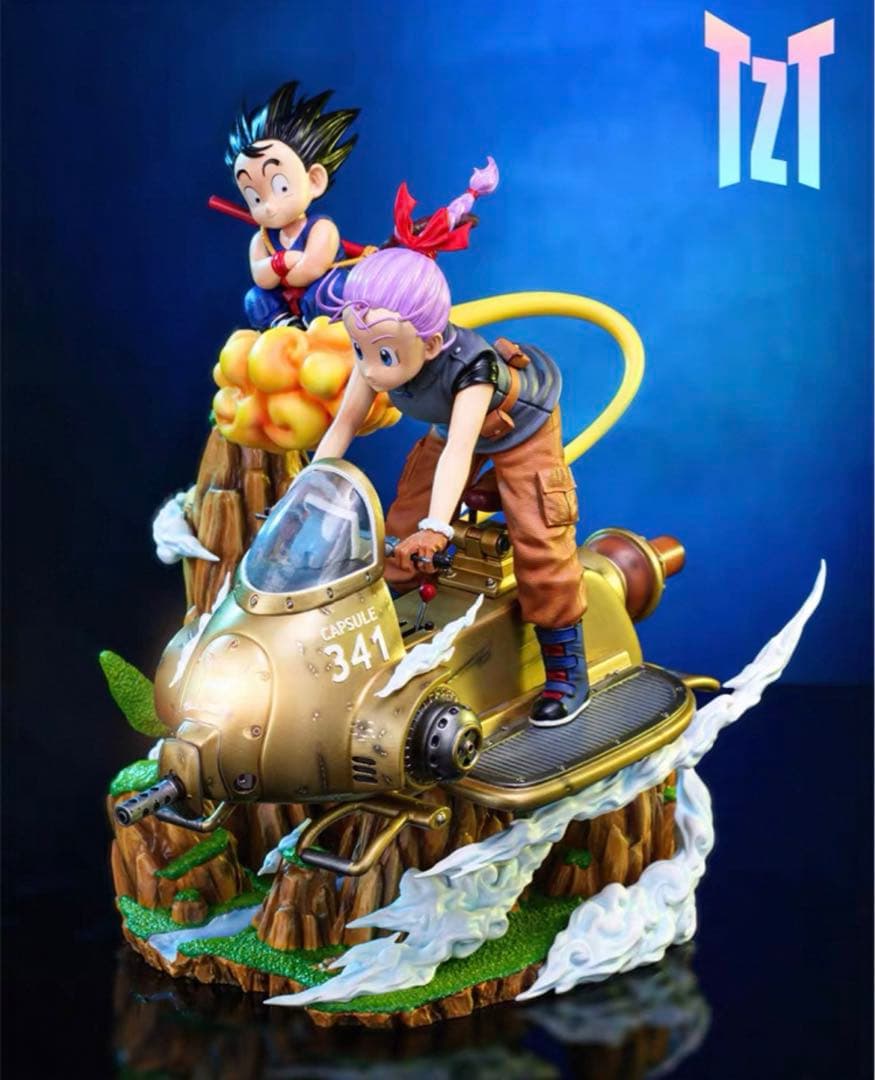 ドラゴンボール ブルマ 孫悟空 フィギュア ガレージキット