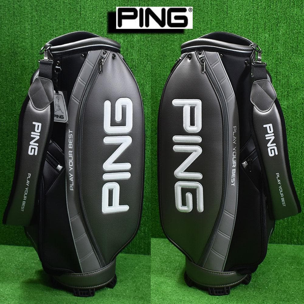 PING GOLF/ピン ゴルフ キャディバッグ９型【黒/グレー】新品！