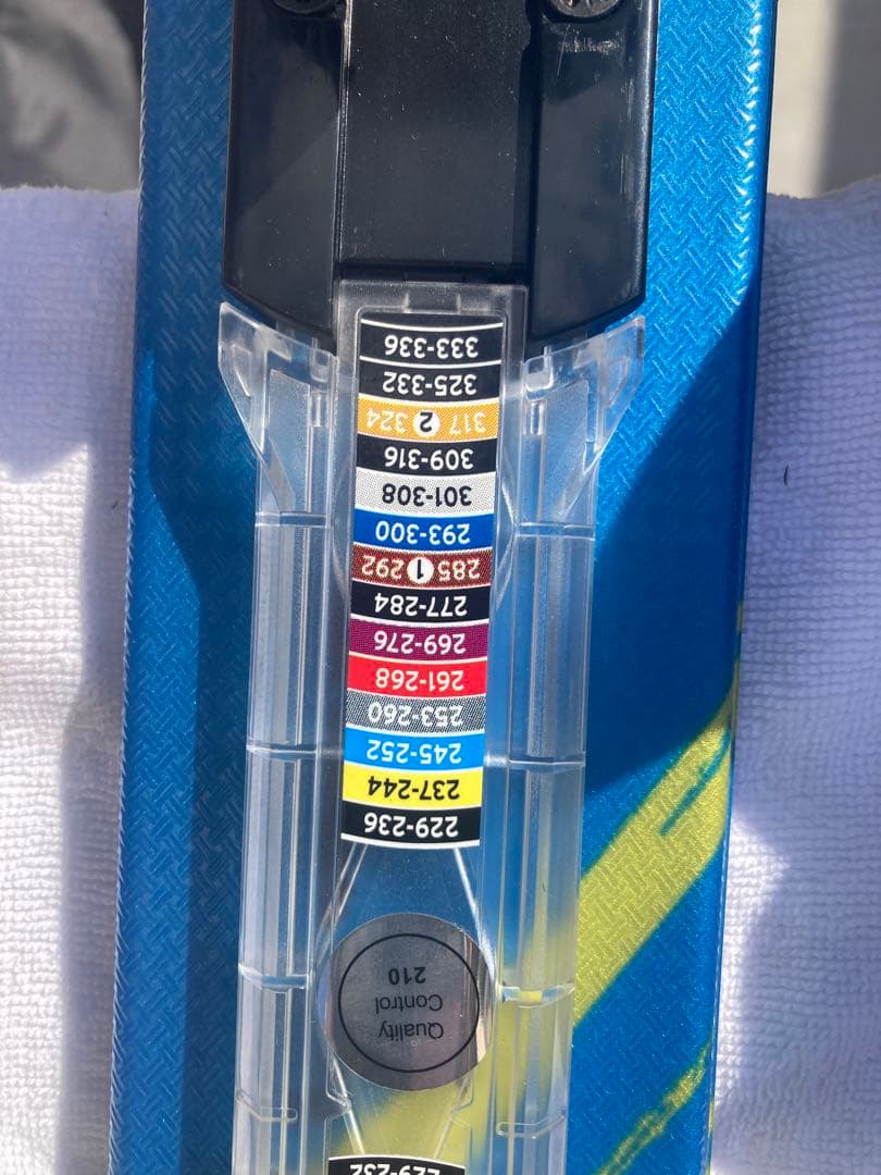 【美品】ショートスキー　SALOMON ショートカート125 バンド ケース付