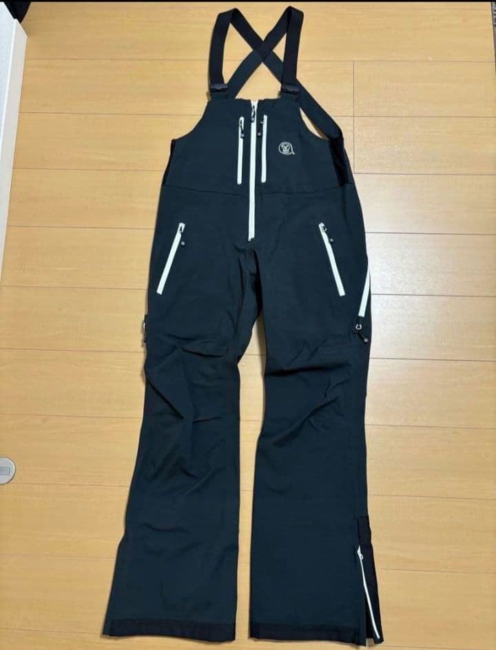 アンファッジ unfudge SMOKE BIB PANTSビブパンツ Ｍサイズ