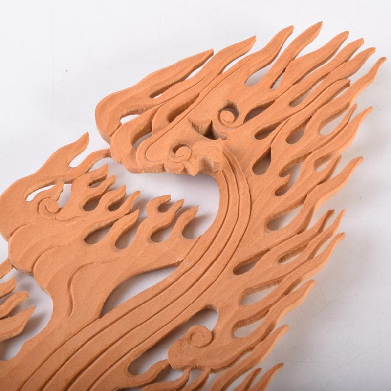 仏教美術　金彩柘植彫刻　不動明王像　仏像　置物　M　7074