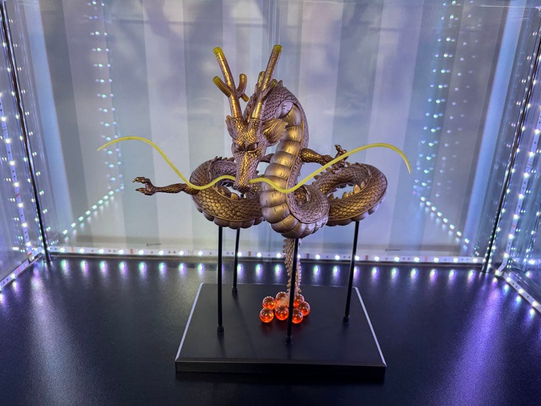 ド*ド様 ドラゴンボール 神龍 シェンロン ビッグソフビ ゴールドver フィギ