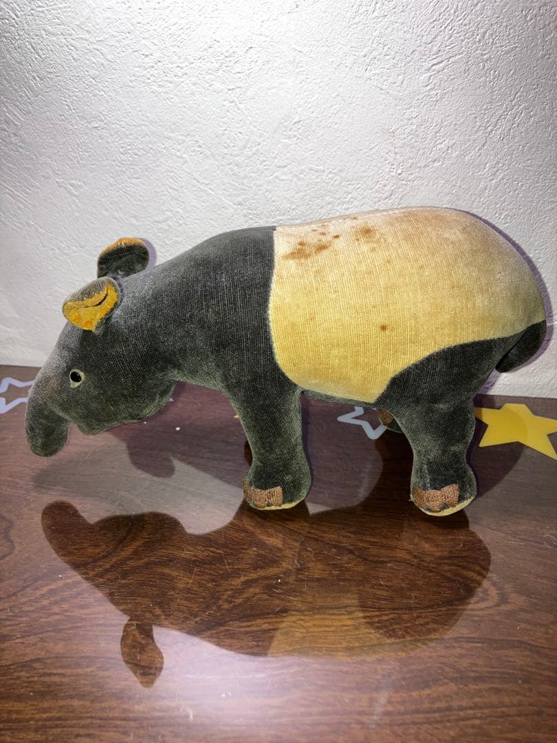 東京動物園協会　おがくずぬいぐるみ　バク　昭和レトロ　おがくず人形