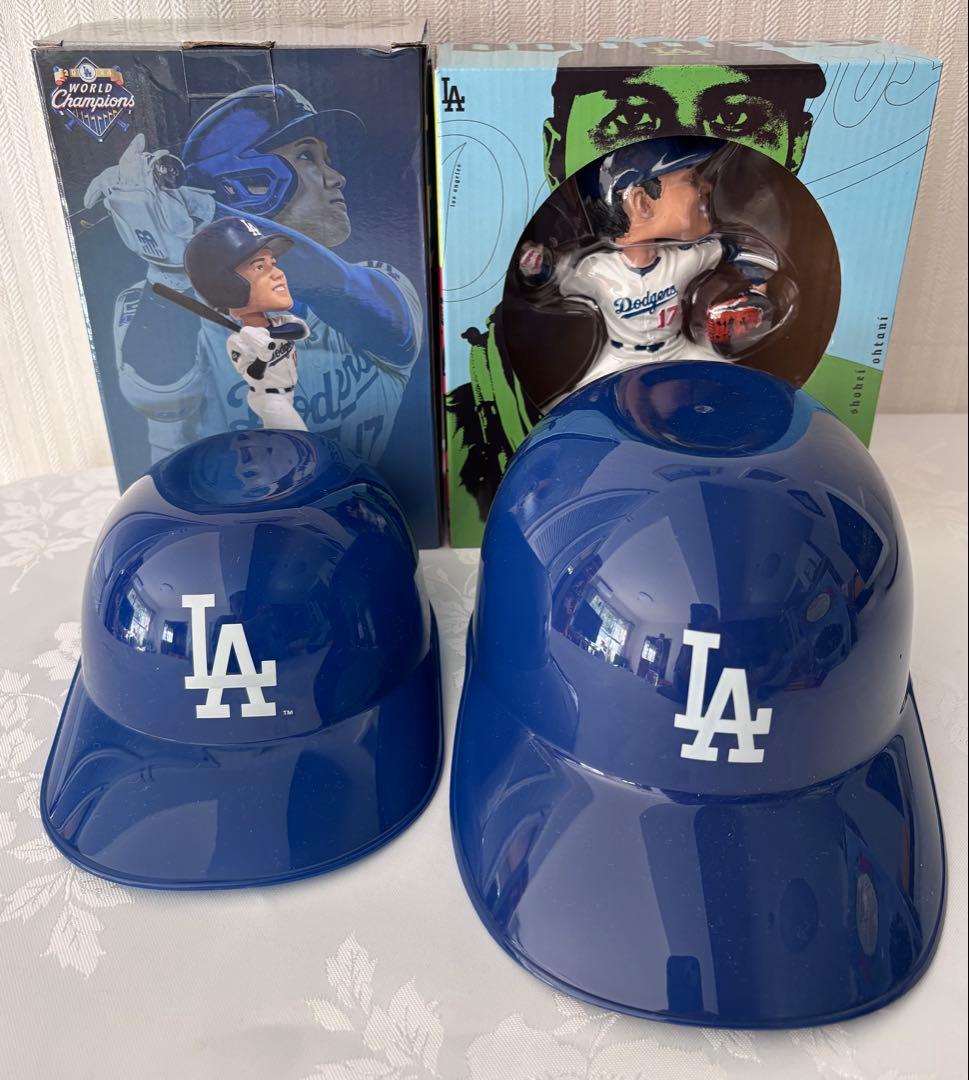 ロサンゼルス・ドジャース キャップとフィギュアセット