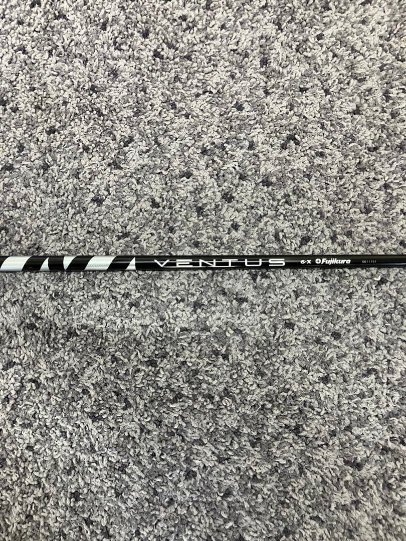 VENTUS ブラックVELOCORE 6-X テーラーメイドスリーブ付き1W用