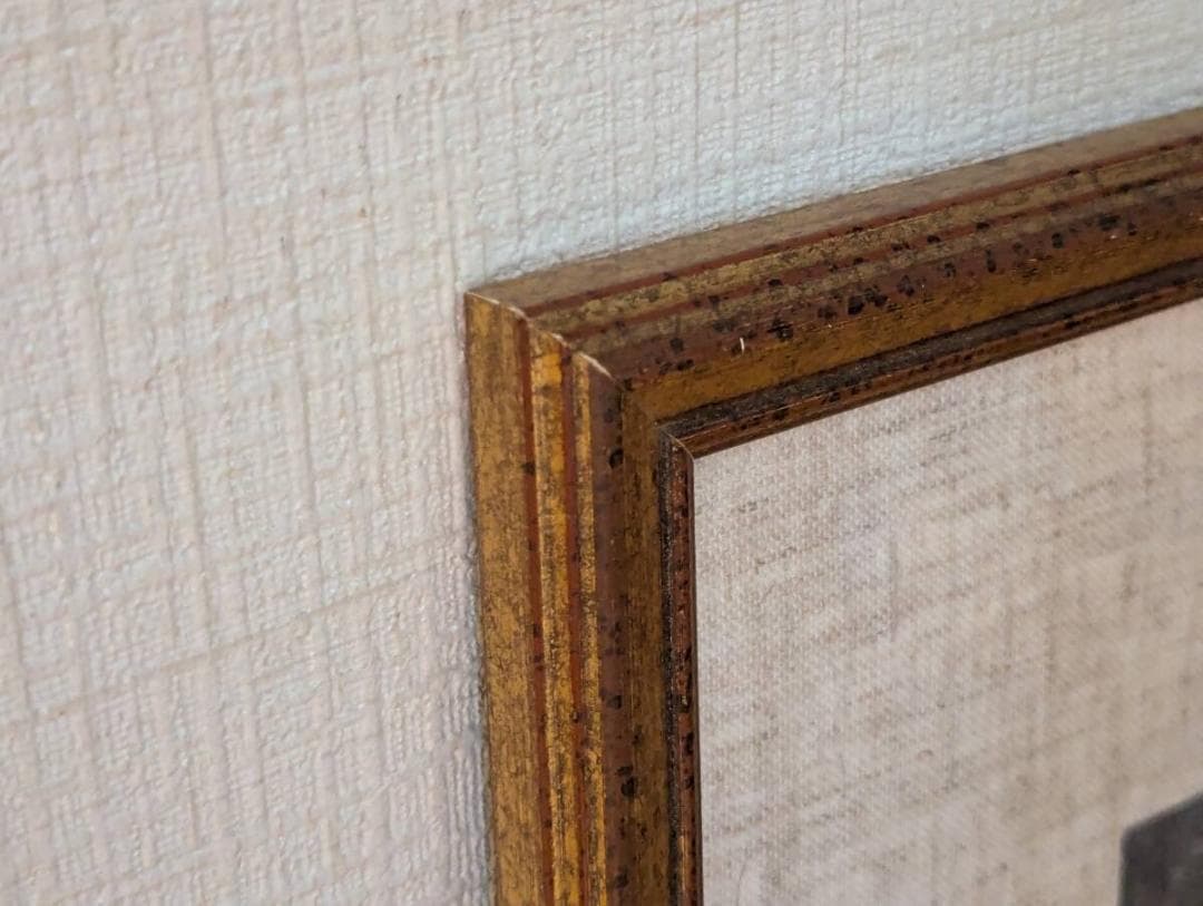 【真作】版画　レオナルド・ダ・ヴィンチ　ジクレー　腰掛けた人物像の衣装　Z42