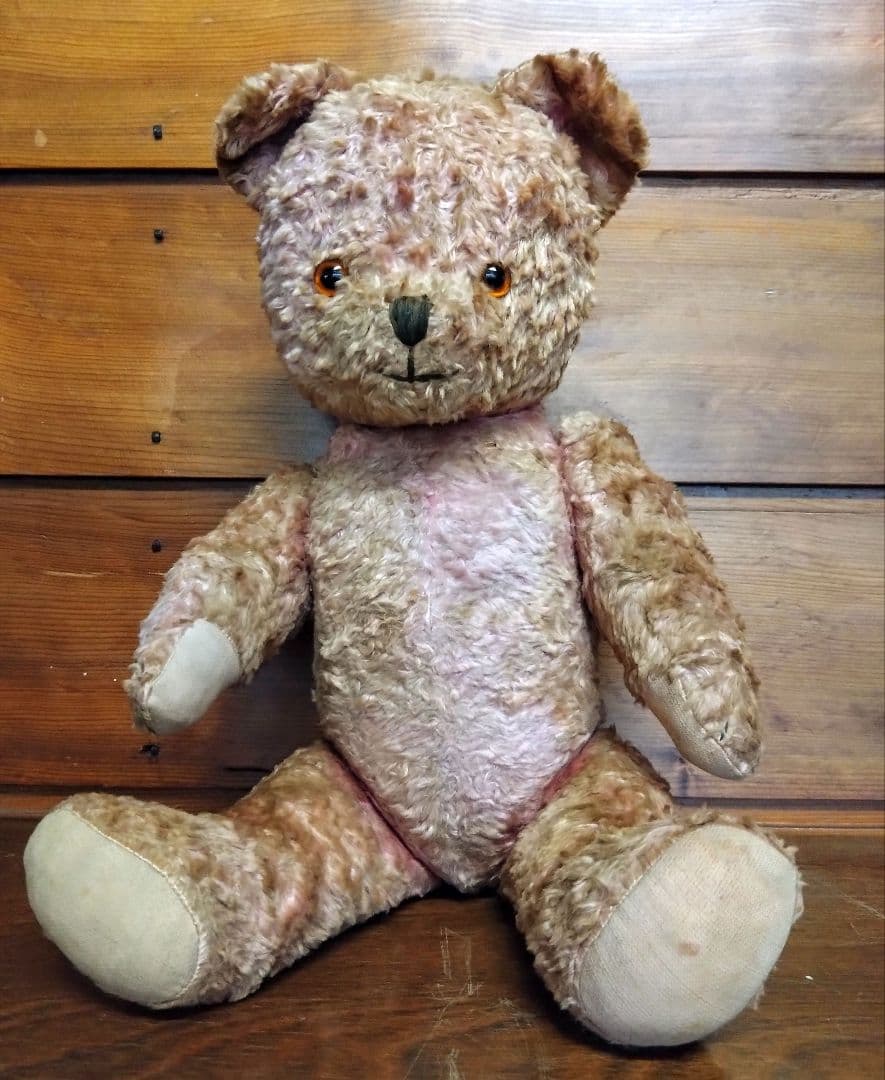 ビンテージのテディベア　イギリス　ぬいぐるみ アンティーク　レア