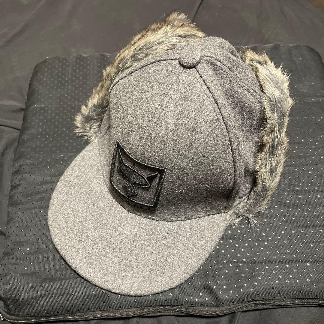 JACKALL フェス限定品フラップ付キャップ グレー