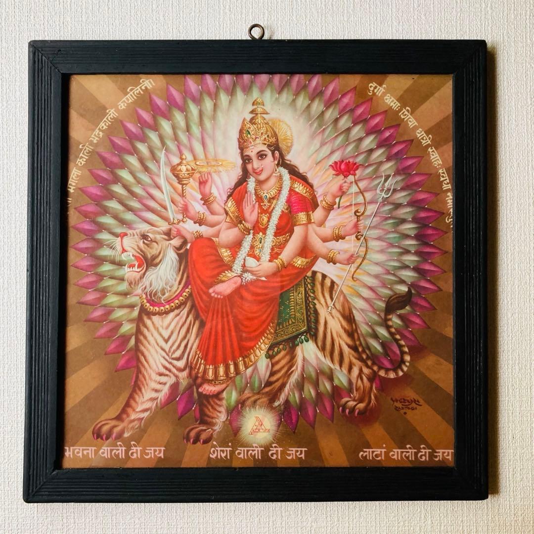 ドゥルガー　ビンテージポスター　　　額縁付