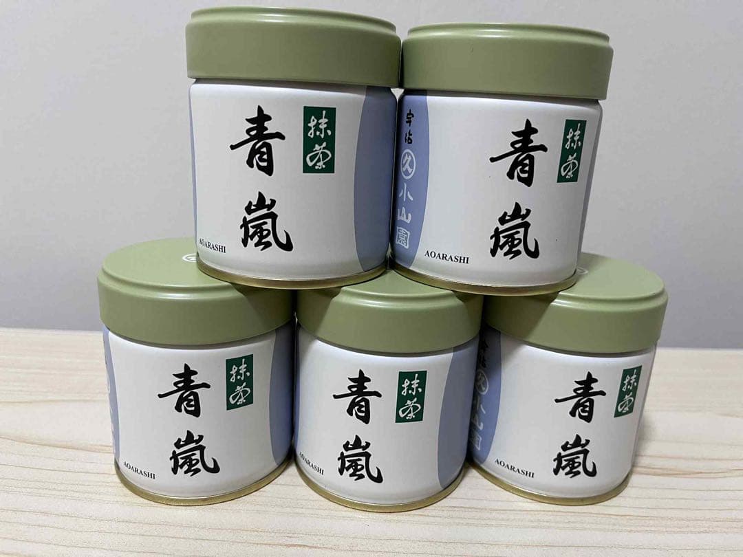 抹茶 青嵐40g 丸久小山園5缶セット