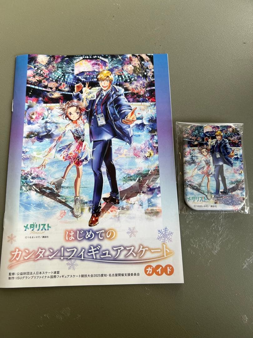 稀少 メダリスト 缶バッジ　レア　限定　非売品　2025 フィギュア