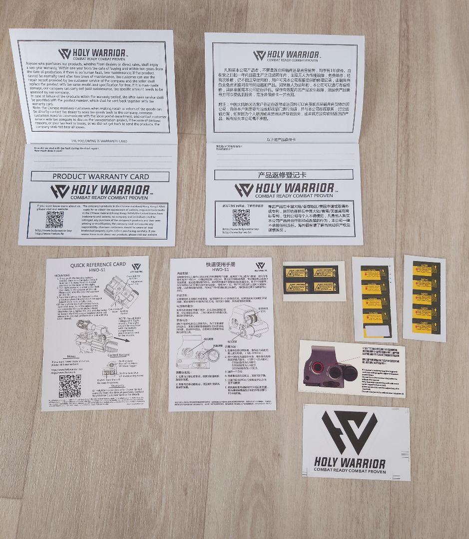 Holy Wrrior EoTechタイプ EXPS3-0 ダットサイト